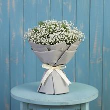 Букет цветов из:  Гипсофила в Монетный