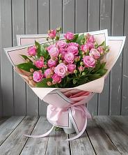 Букет Розовый кустик в Монетный