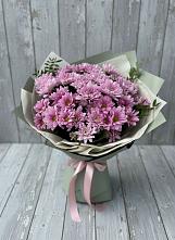 Букет цветов из:  Хризантемы в Монетный
