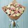 Букет цветов из: Розы в Монетный
