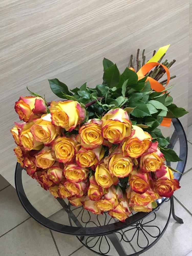 Букет Желтые розы в Монетный