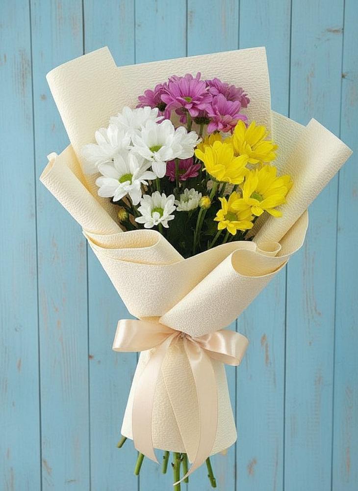 Букет цветов из: Хризантемы в Монетный