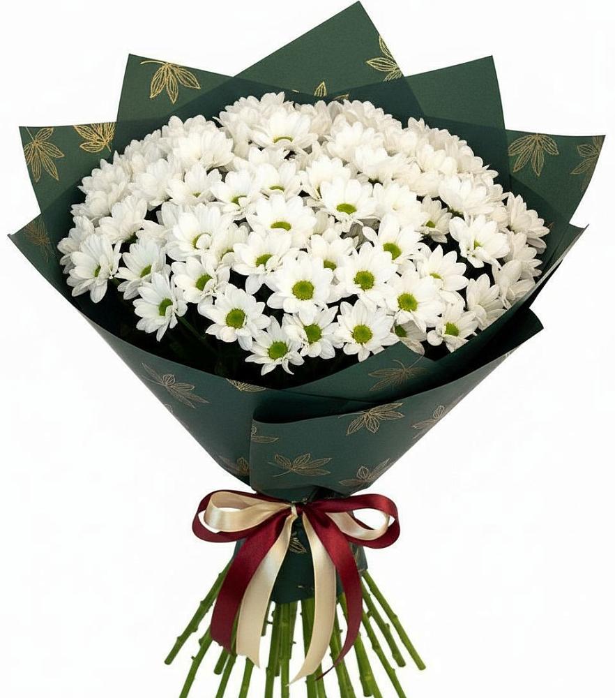 Букет цветов из: Хризантемы в Монетный