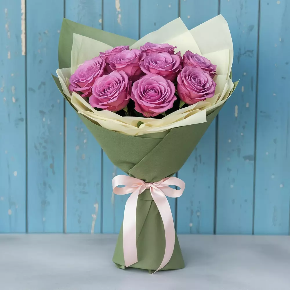 Букет Розы Фёрст Леди в Монетный