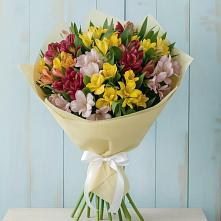 Букет цветов из:  Альстромерии в Монетный