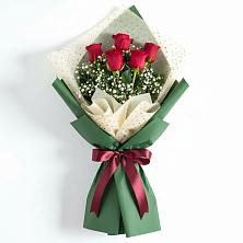 Букет цветов из:  Розы в Монетный