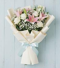 Букет цветов из:  Лилии в Монетный